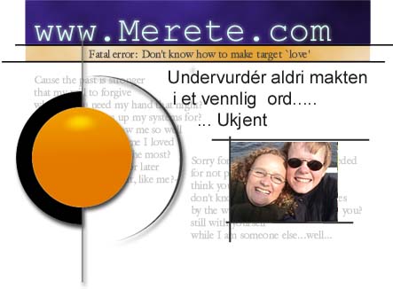 You have reached Merete Asaks homepage. Hope you'll find what you were looking for